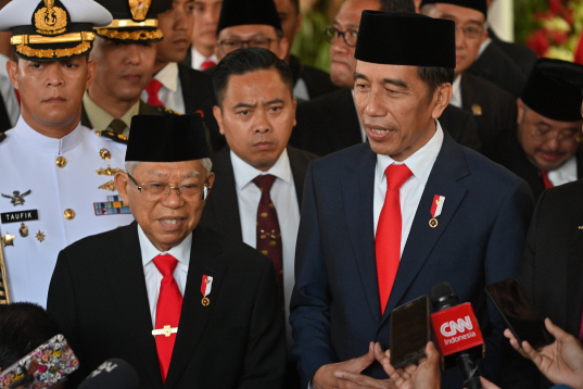 Indonesia Widodo Inauguration <YONHAP NO-4945> (AP)