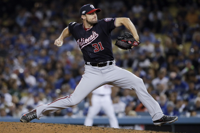 NLDS Nationals Dodgers Baseball <YONHAP NO-2961> (AP)