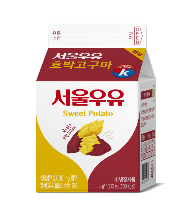 [이미지] 서울우유 호박고구마 카톤 300