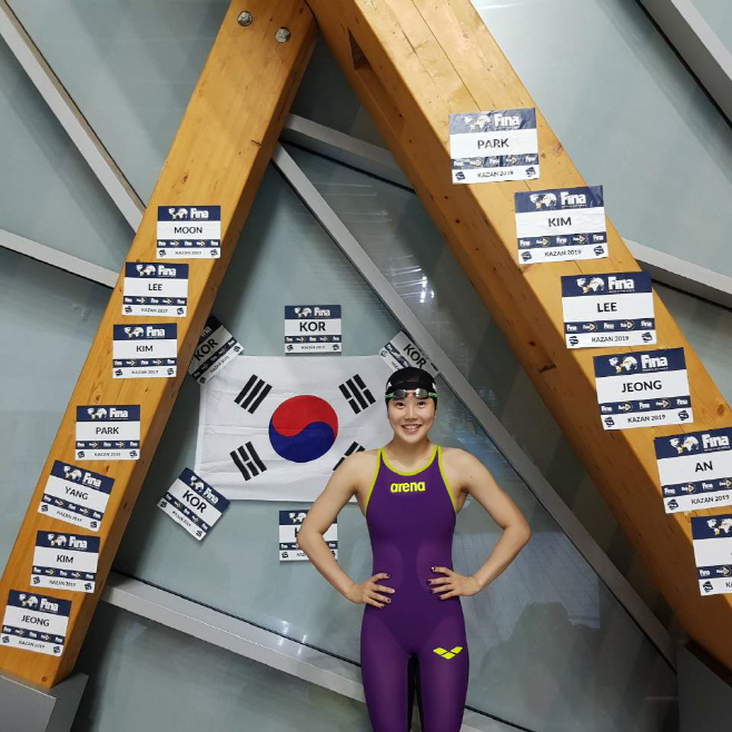 정소은, 여자 접영 50m 한국신기록 26초26<YONHAP NO-1093>