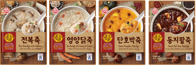 오즈키친 파우치죽 4종