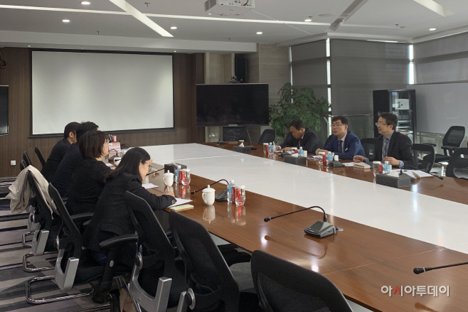 옌타이시 투자관심기업(석유시추장비기업) 방문면담