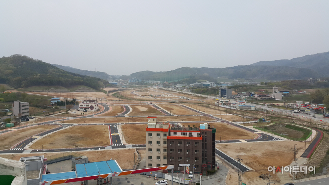 7일(홍성군 옥암지구 전경)
