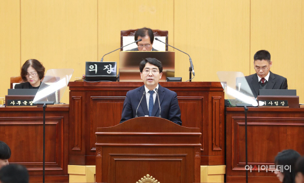 맹정호 서산시장, 시정연설 통해 내년도 ‘시정 방향’ 제시