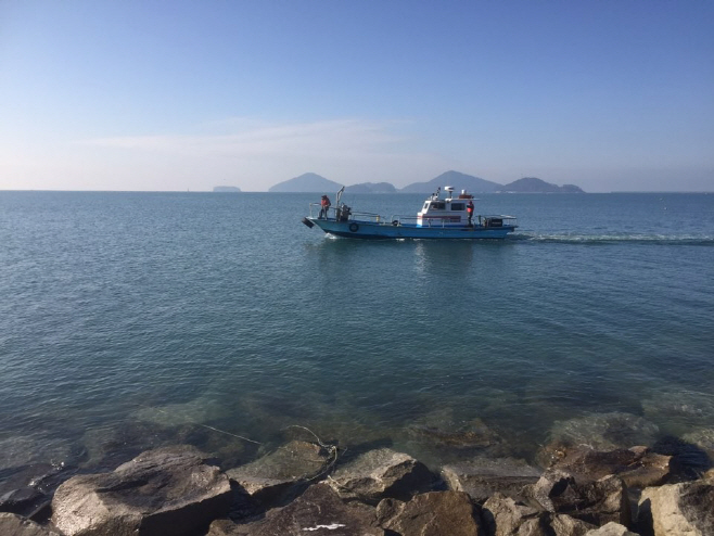 실종자 수색차 해상순찰중인 민간구조세력