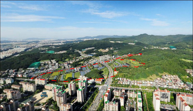 성남서현 공공주택지구 조성부지