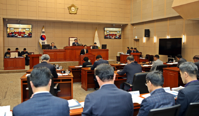 송귀근 군수 의회 시정연설