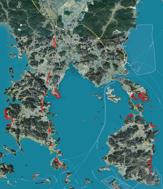 국지도 22호선 및 해안가 ‘경관지구 지정’