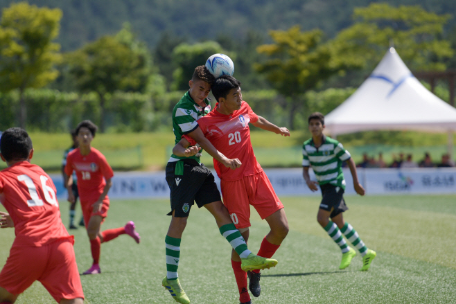 영덕군이 유치한 전국단위 축구대회 관련 장면1