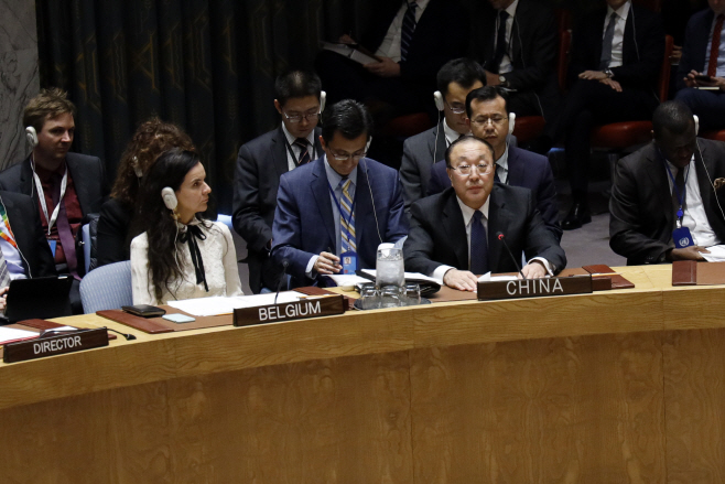 UN-SECURITY COUNCIL-CHINA-ZHANG JUN-KOREAN PENINSULA