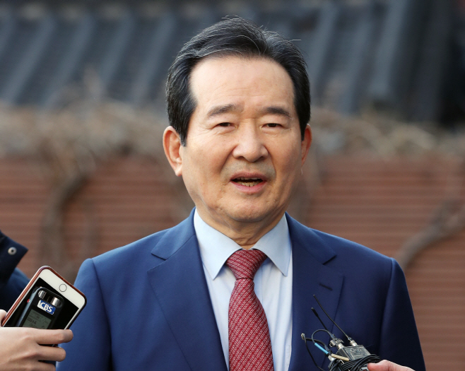정세균 총리 후보자 출근길