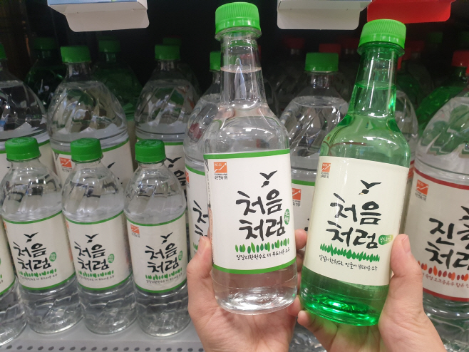 처음처럼 페트투명 전환(마트진열)