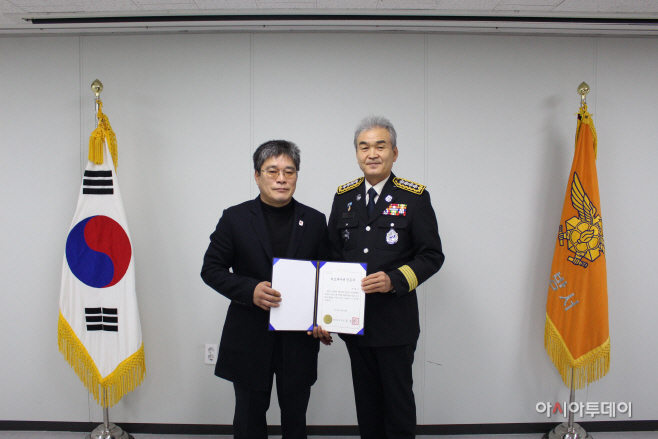 하트세이버 인증서 수여 기념사진