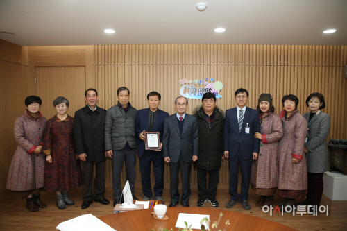 청도문과관광해설사회단체표창수상
