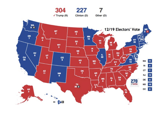 2016 미국 대선 결과