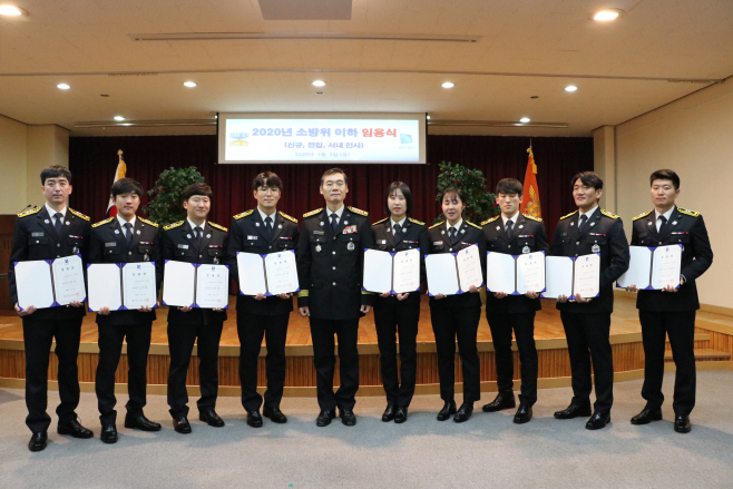 평택소방서, 새내기 소방관 9명 신규 임용
