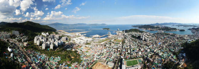 여수 시가지 전경