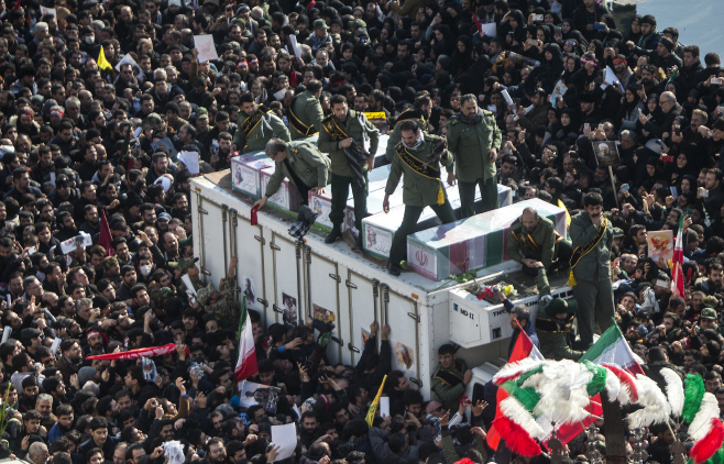 IRAN-TEHRAN-QASEM SOLEIMANI-FUNERAL CEREMONY