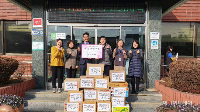 영산면 태일태권도 라면 기탁 (2)