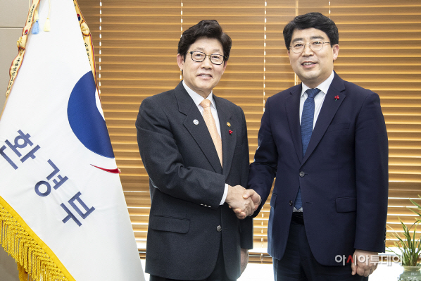 맹정호 서산시장, 환경부 장관 만나 대산지역 대기보전특별대책