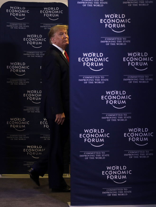 Switzerland Davos Forum Trump