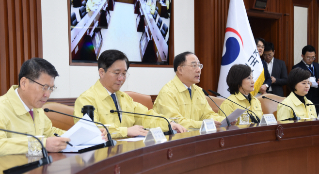 홍남기 신종코로나 경제관계장관회의