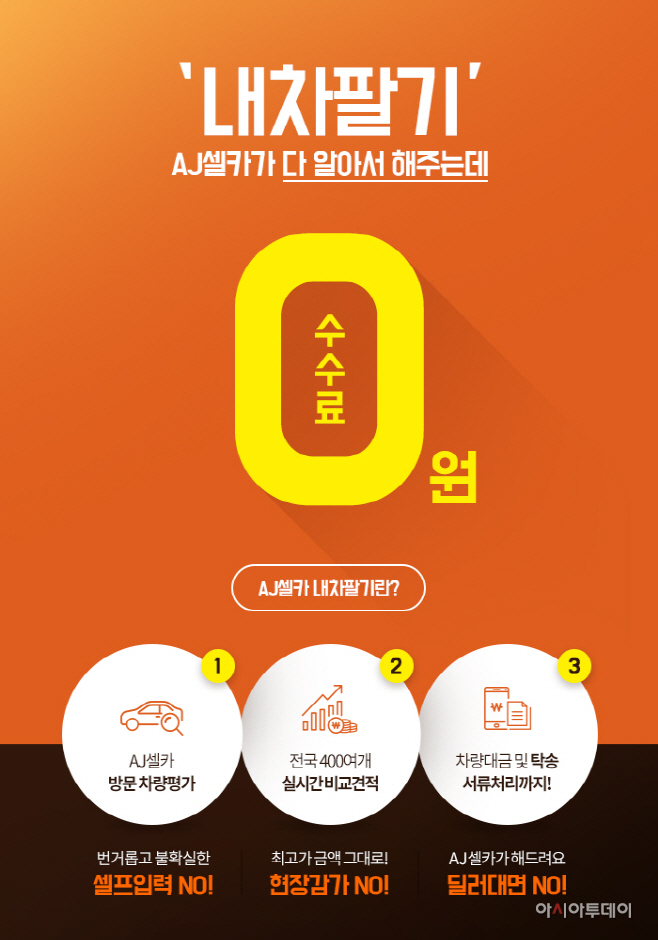 [첨부사진] AJ셀카 온라인 내차팔기 서비스 전면 무료화