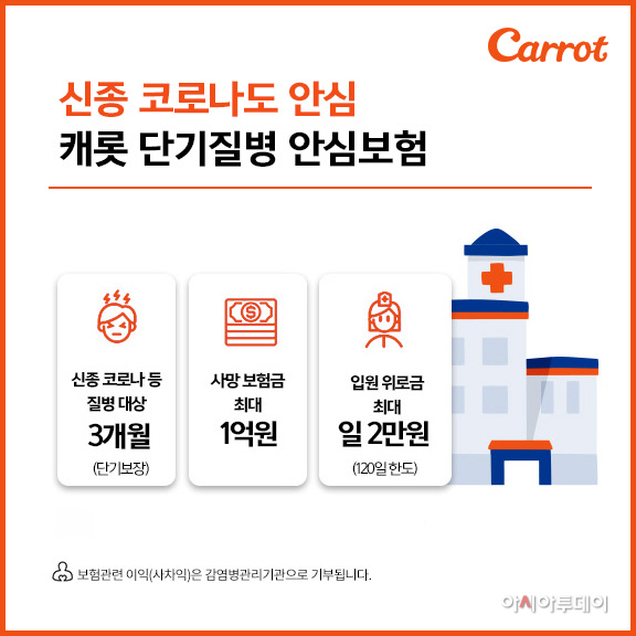 캐롯단기질병안심보험_상품