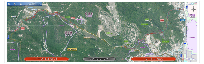 2022년 8월 완공 예정인 방성~산북간 노선도/제공=양주시