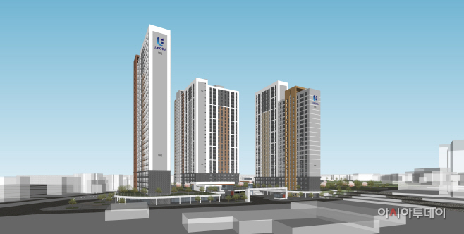 두정역 반도유보라 투시도