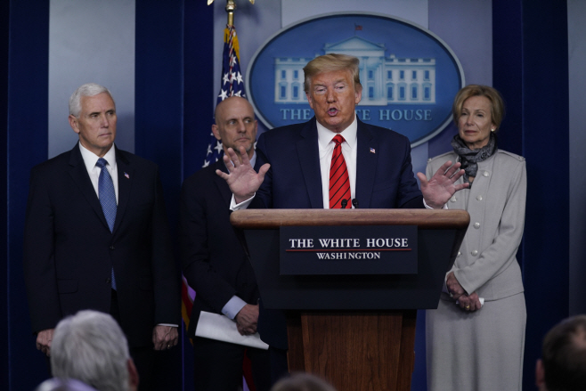 Virus Outbreak Trump