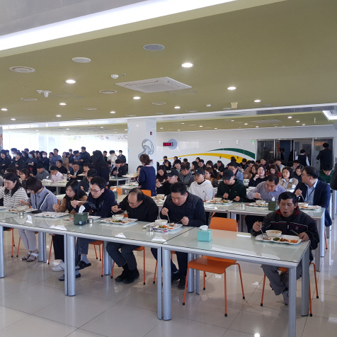 당진시, 구내식당 한 줄 앉기로 ‘사회적 거리두기’ 실천