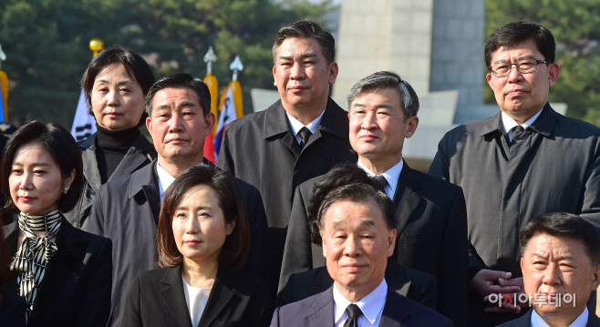 미래한국당 비례대표, 현충원 참배