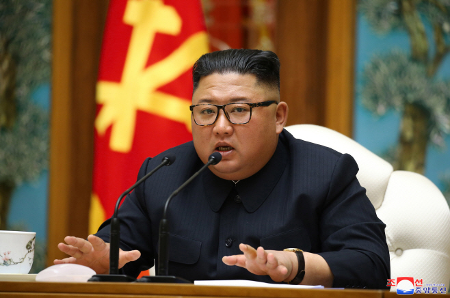 김정은 위원장, 노동당 정치국 회의 발언