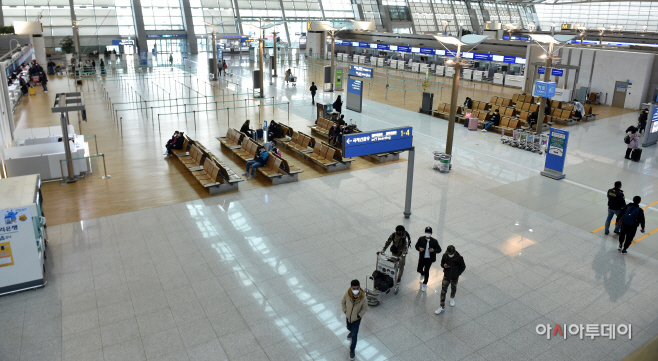 [포토] 한산한 인천공항 제1터미널