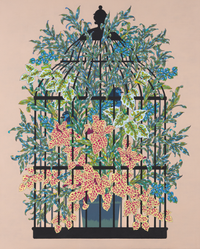harmony1, 91x73, 종이에 채색,2019
