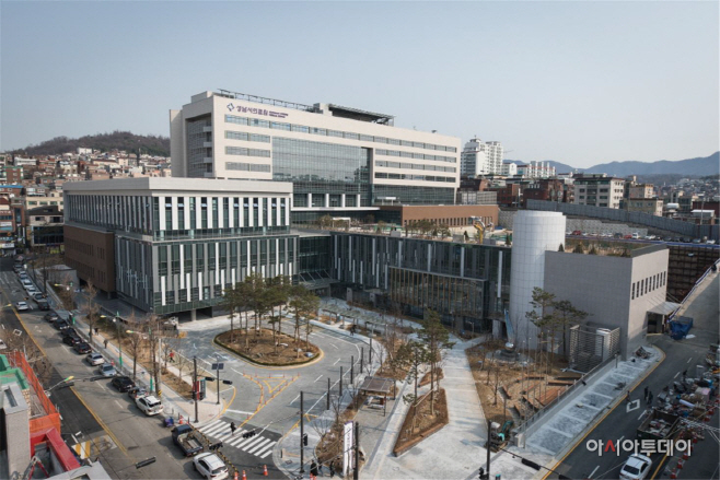 성남시의료원 전경(주간)