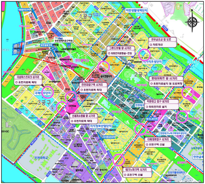 200506 위치도(송도 교차로 구조개선)