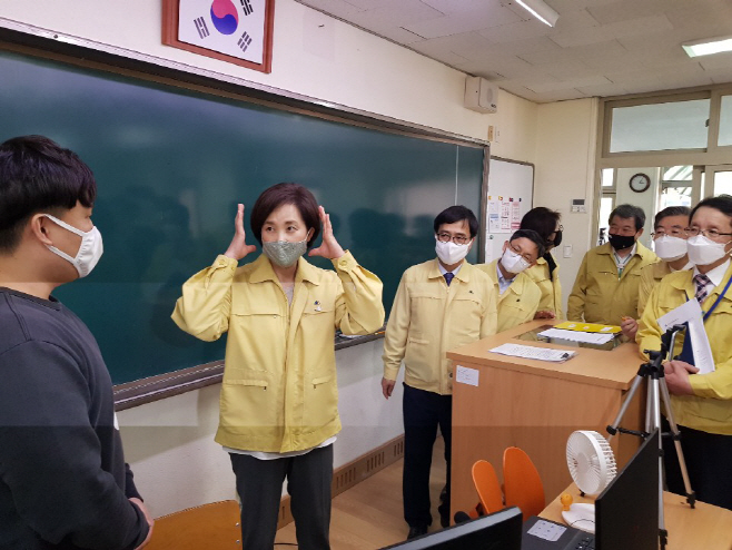 김천여고 코로나19 모의훈련 참관02