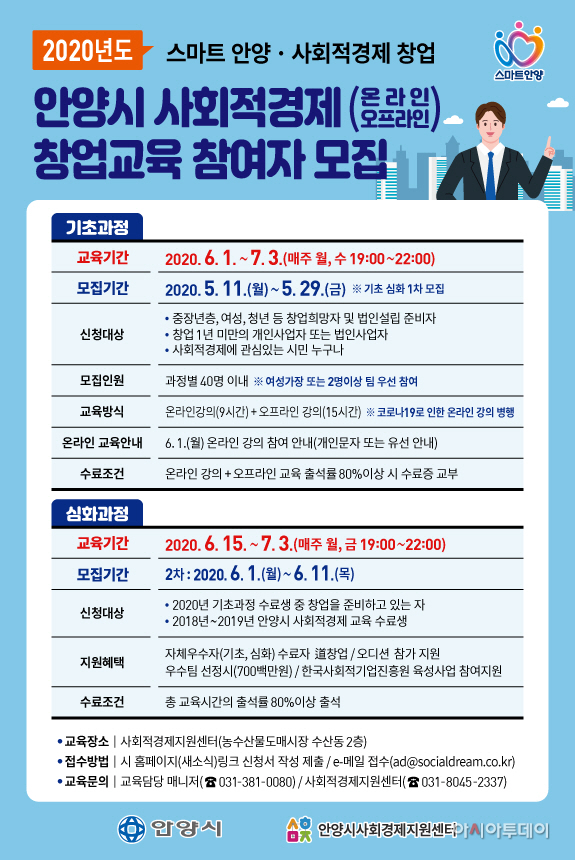 사회적경제창업과정 포스터