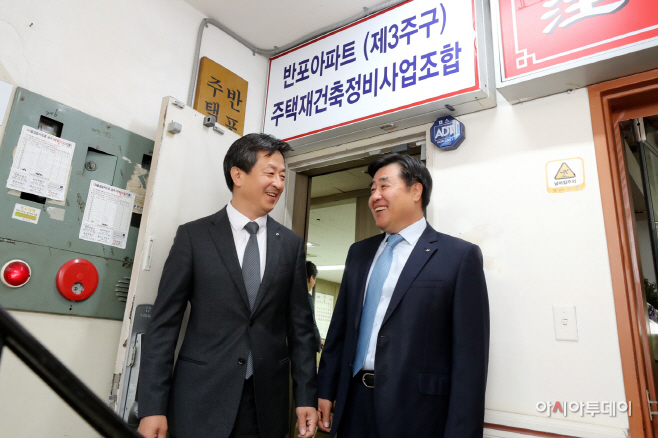대우건설 김형 사장 반포3주구 깜짝 방문 1