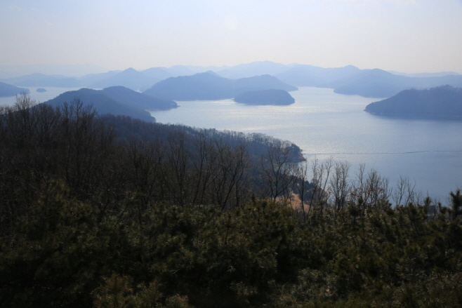 대청호 전경