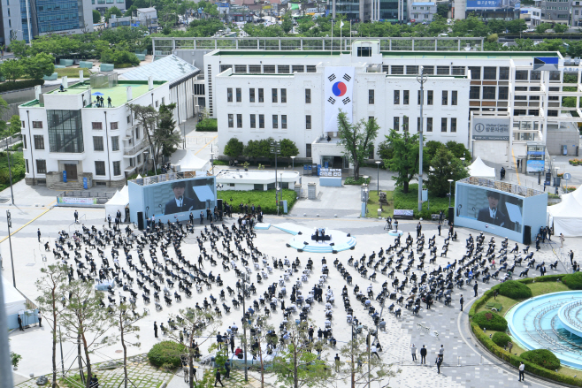 5.18 민주화운동 '어느덧 40주년'<YONHAP NO-1650>