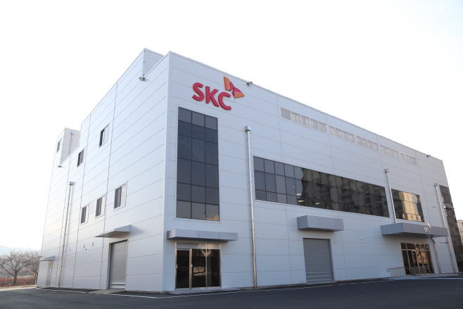 충남 천안 SKC 하이테크마케팅 천안공장에 건설한 SKC 블랭크