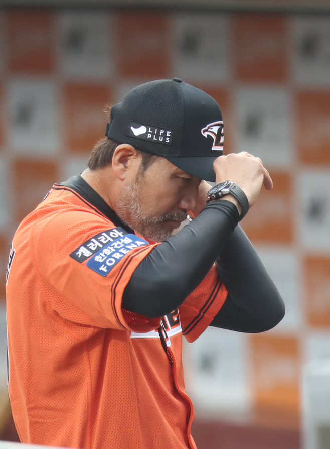 한용덕 감독 오늘은?<YONHAP NO-4983>