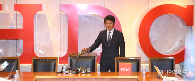 정몽규 HDC현대산업개발 회장 아시아나항공 인수 기자회견