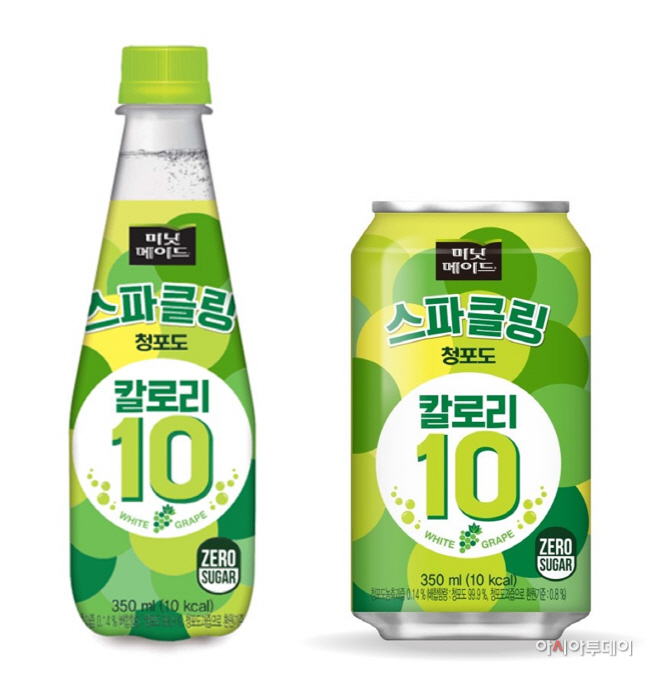 [이미지]미닛메이드,'스파클링 청포도 칼로리 10' 출시