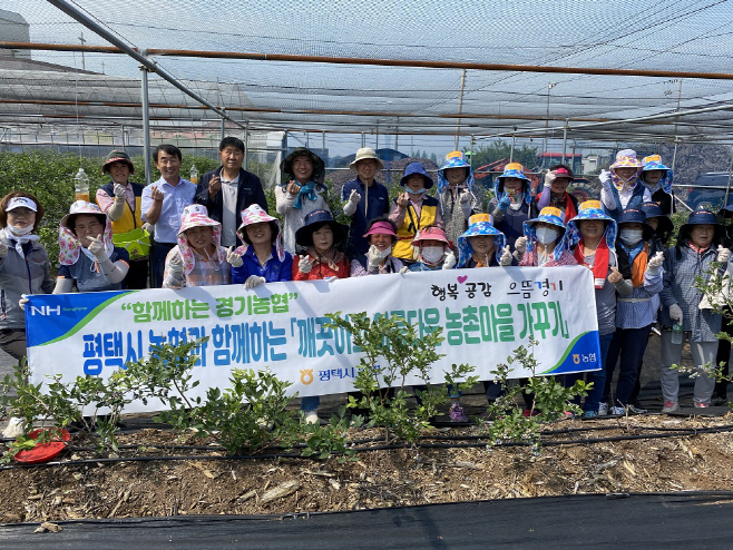 NH농협 평택시지부, 농촌마을 가꾸기와 일손 도와