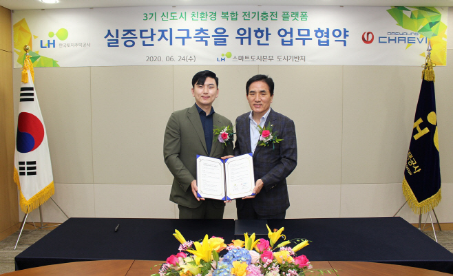 친환경 전기충전 플랫폼 구축협약