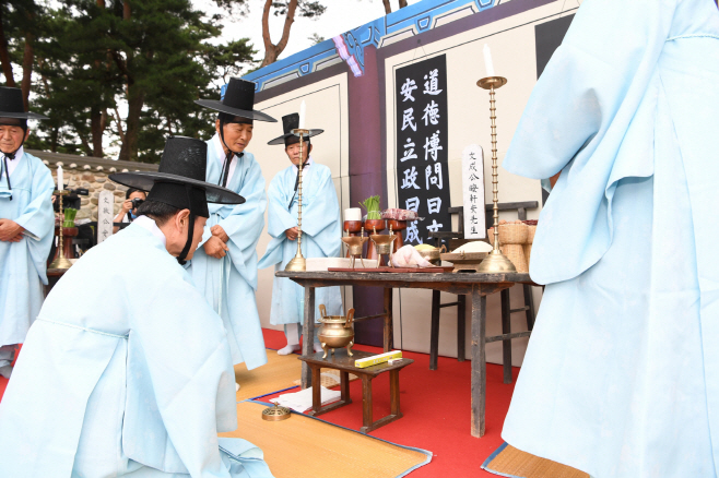 영주 2-소수서원 향사 재연 모습